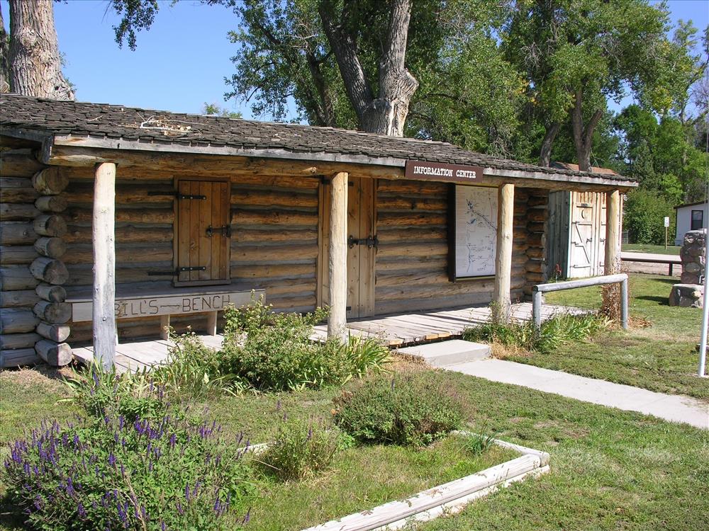 Historic buildings and grounds at Fort Laramie National Historic Site in Wyoming