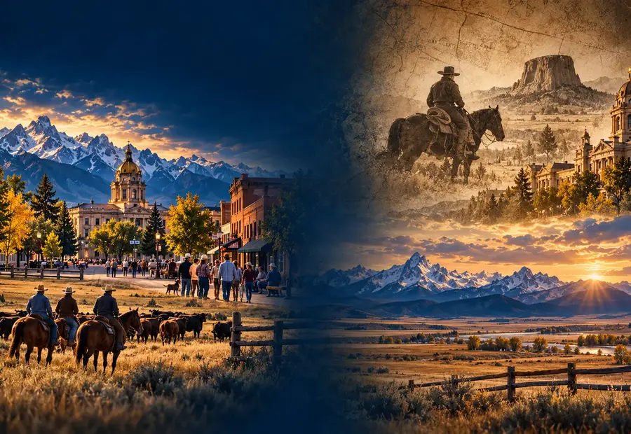 Artistic Wyoming view: Wyoming Heritage