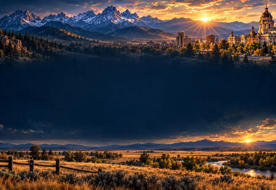 Artistic Wyoming view: Wide Open Spaces