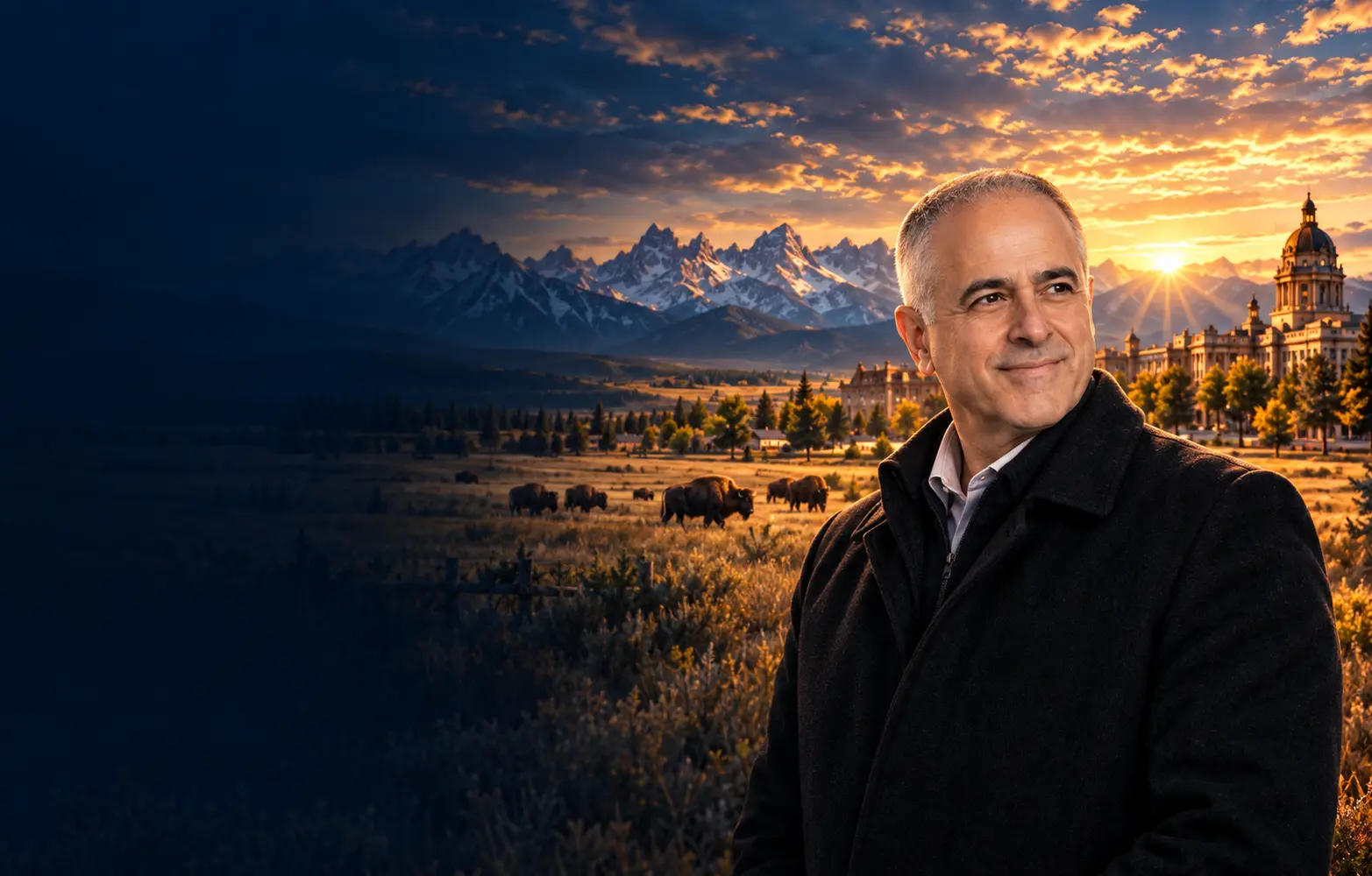 Artistic Wyoming landscape with Morad Shaker