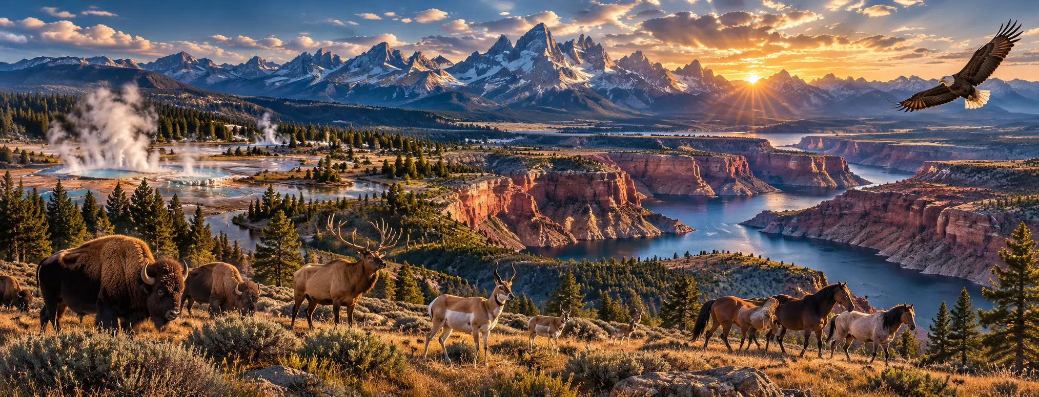 Hidden Wyoming canyons and hot springs